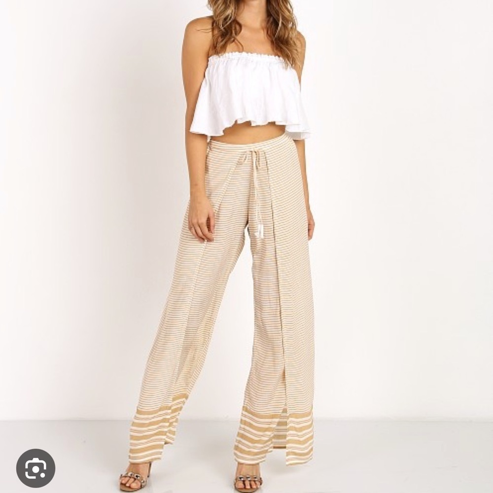 Faithfull The Brand Montero Split Leg Stripe Pants